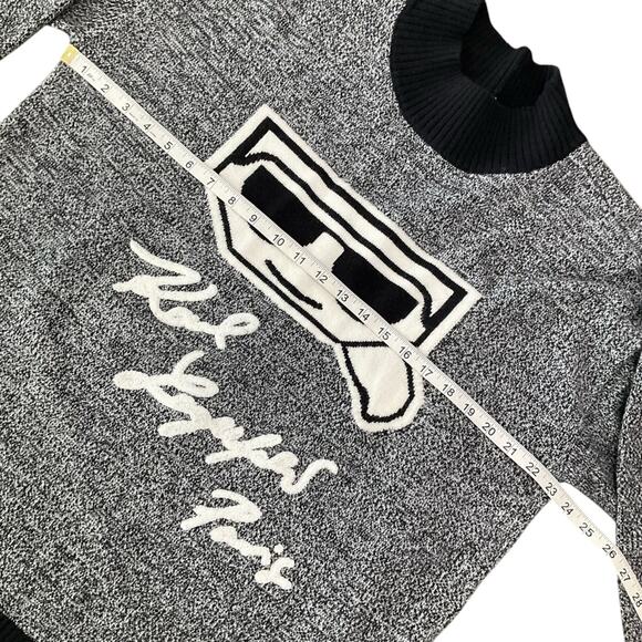 Karl Lagerfeld Paris Gray Sweater Size Large - Picture 10 of 12